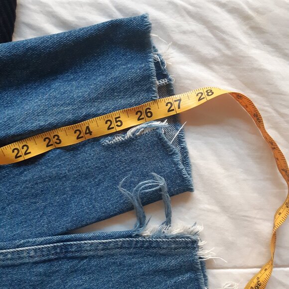 Agolde Jamie High Rise Straight Jeans in Lowdown Wash Size 24 - Picture 10 of 11